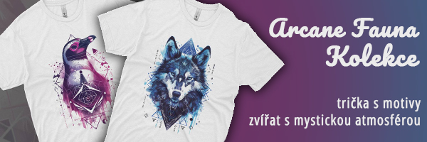 Arcane Fauna – mystická zvířata na dámských tričkách