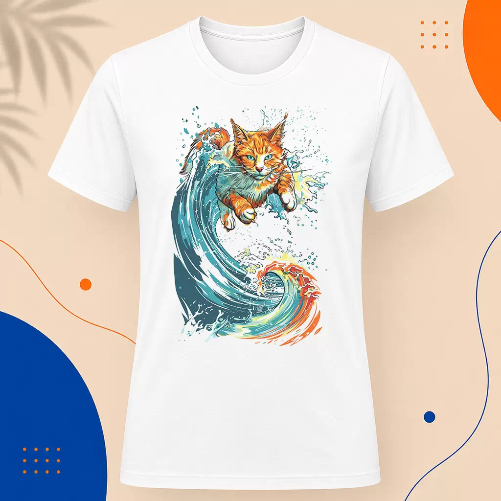 Pánské tričko - Ocean Cat