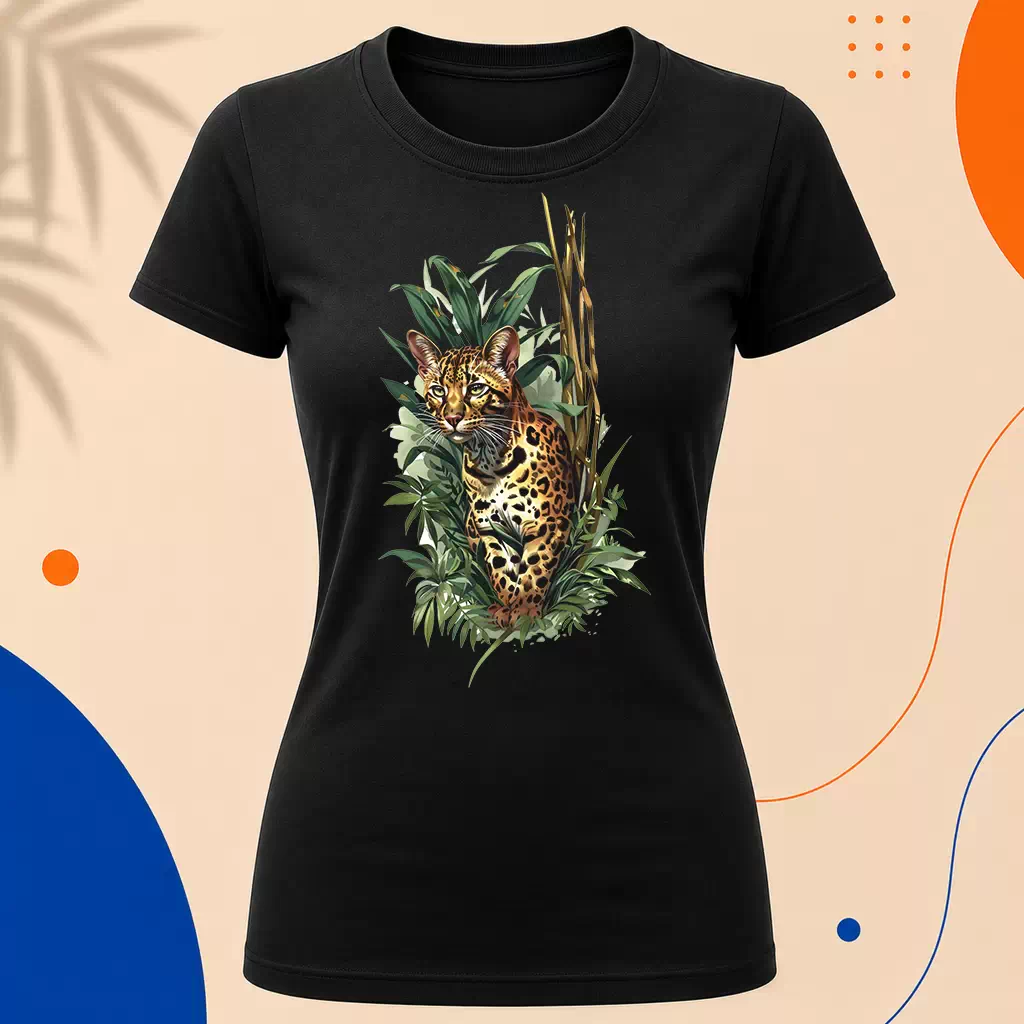 Dámské tričko - Tropical Cat