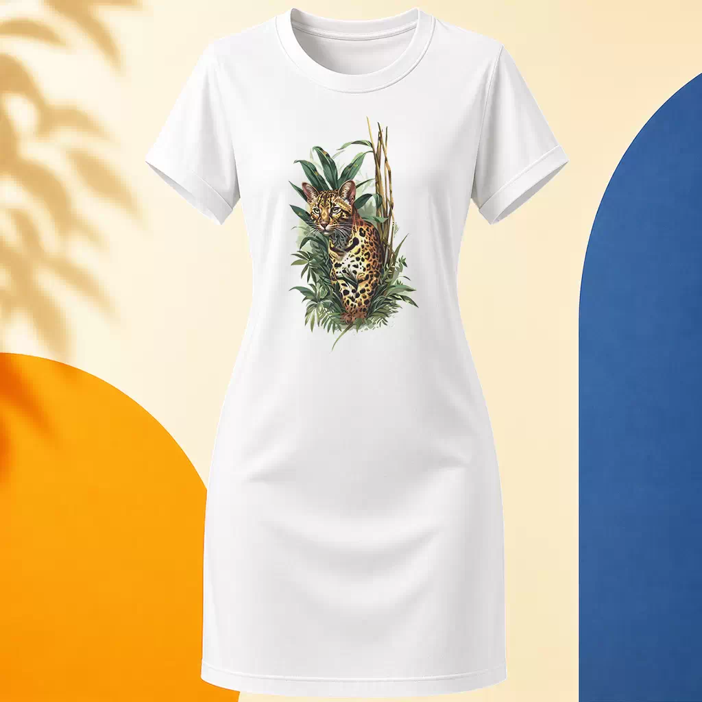 Šaty - Tropical Cat
