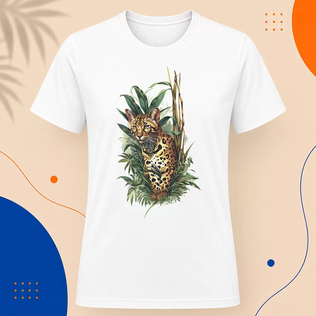 Pánské tričko - Tropical Cat