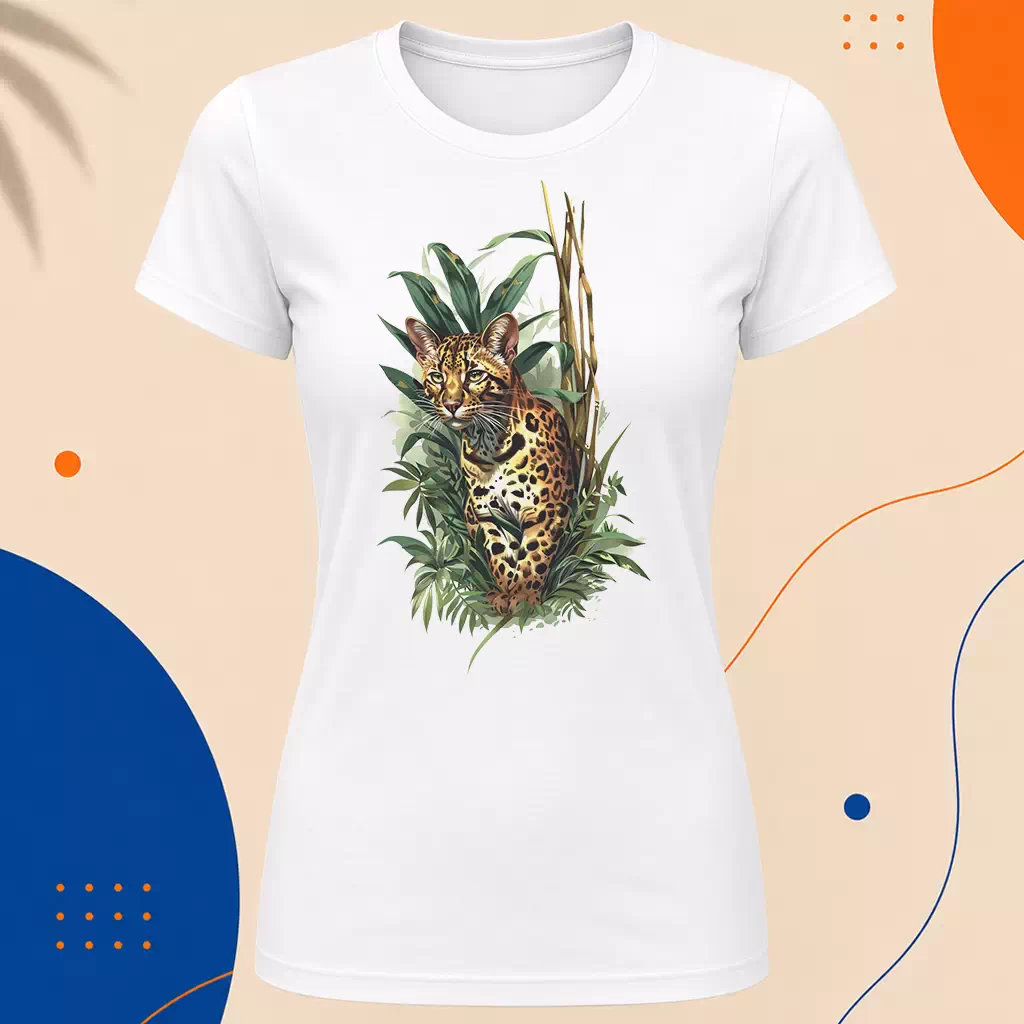 Dámské tričko - Tropical Cat