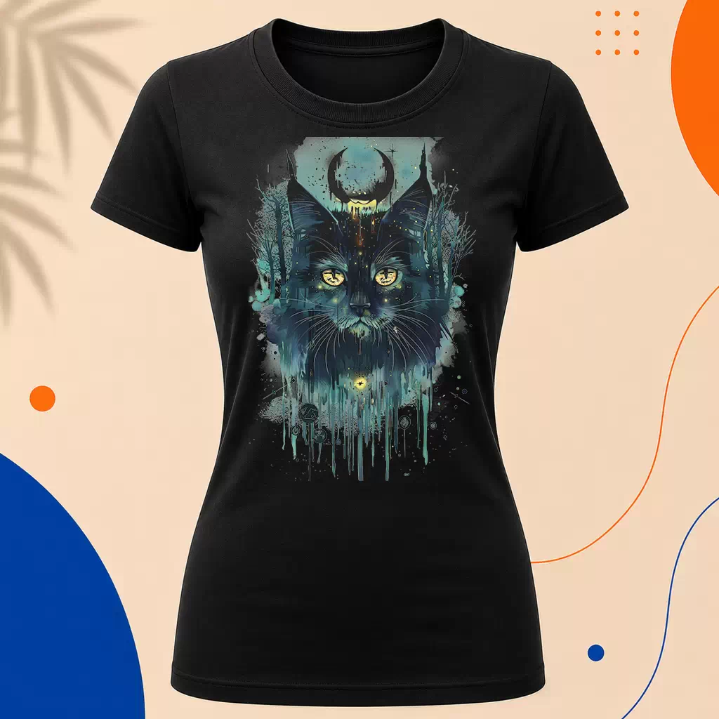 Dámské tričko - Cosmic Cat