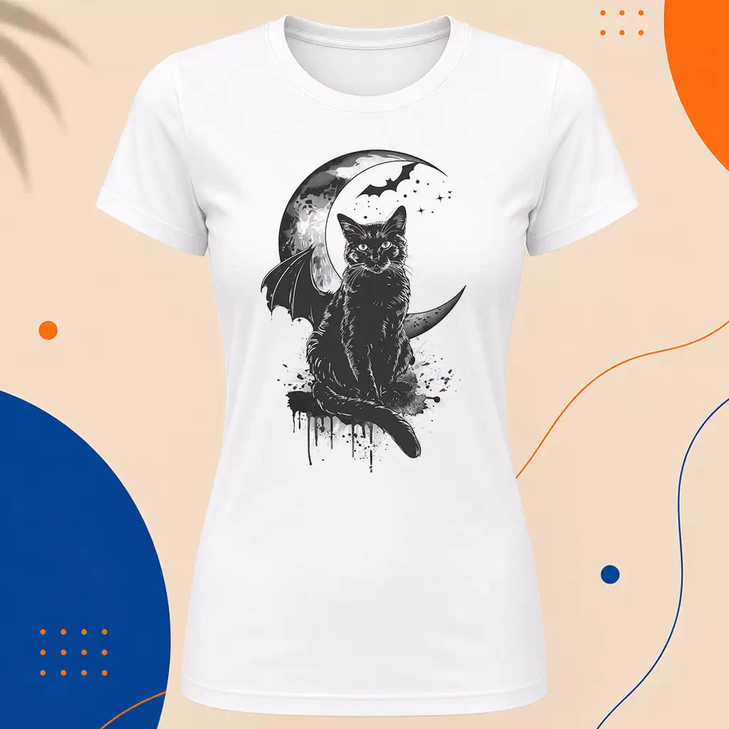 Dámské tričko - Bat Cat