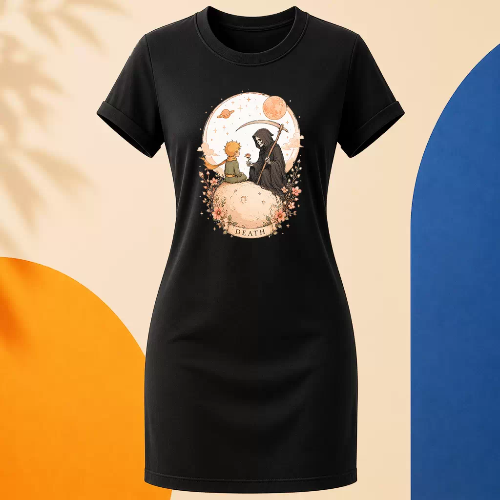 Šaty - Death - Smrt - Tarot - Limitovaná edice - Malý princ X Tarot (Srpen)
