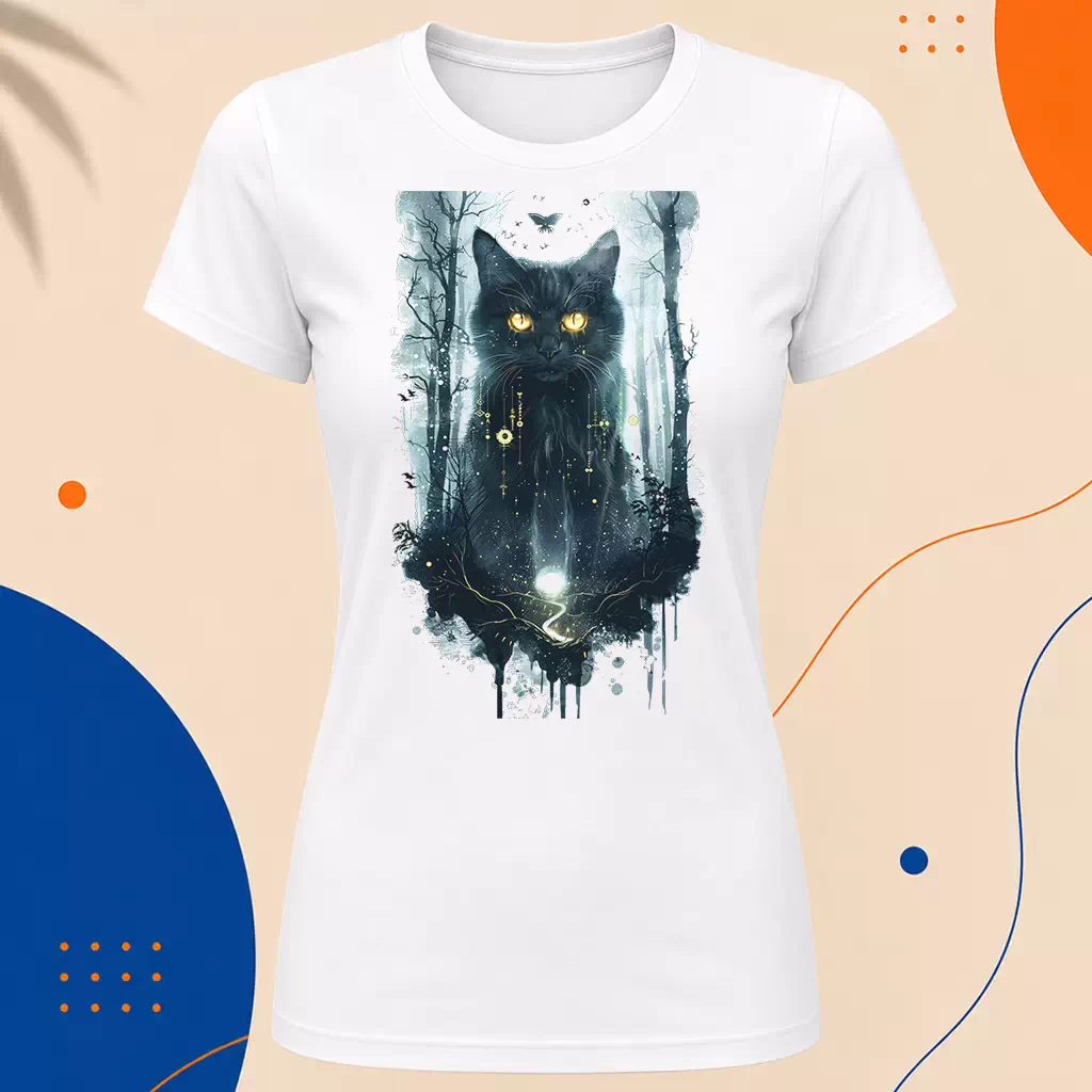 Dámské tričko - Forest Cat