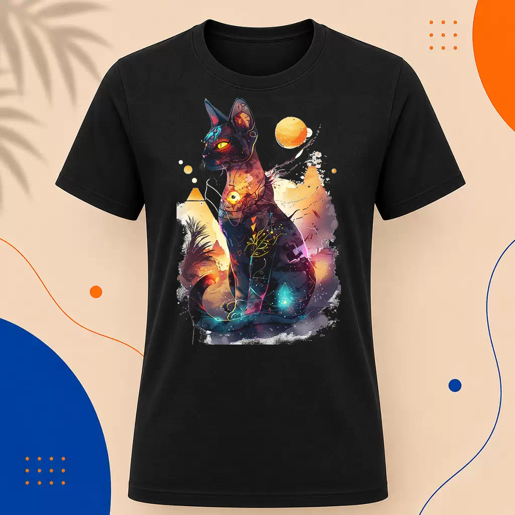 Pánské tričko - Galaxy Cat