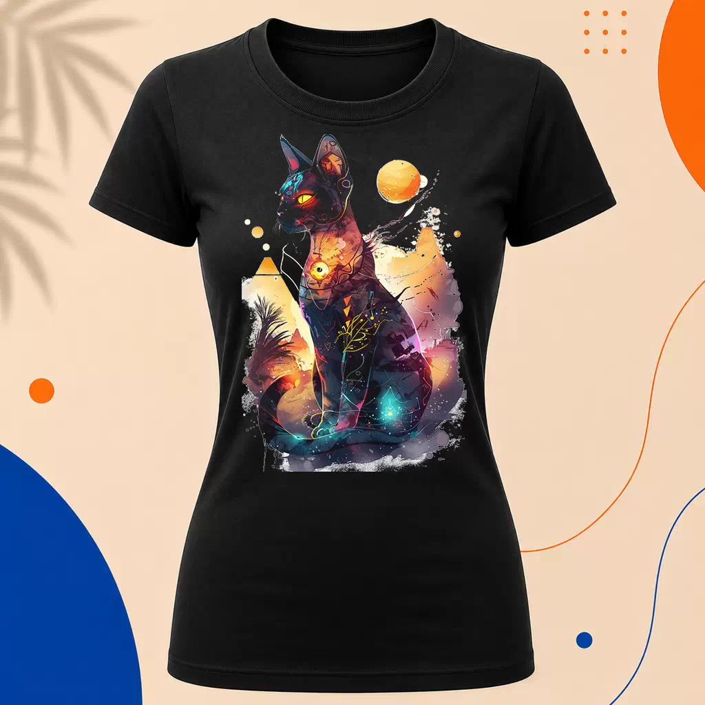 Dámské tričko - Galaxy Cat