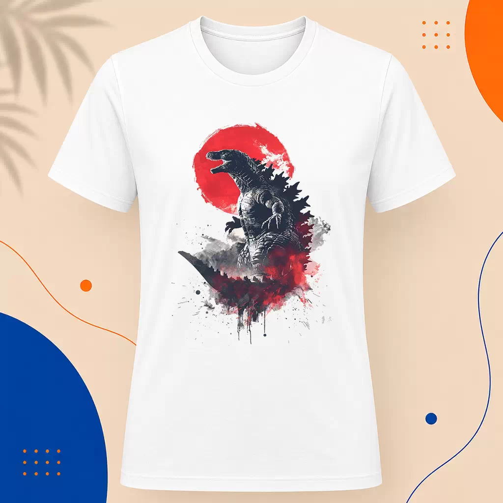 Pánské tričko - Godzilla za úsvitu