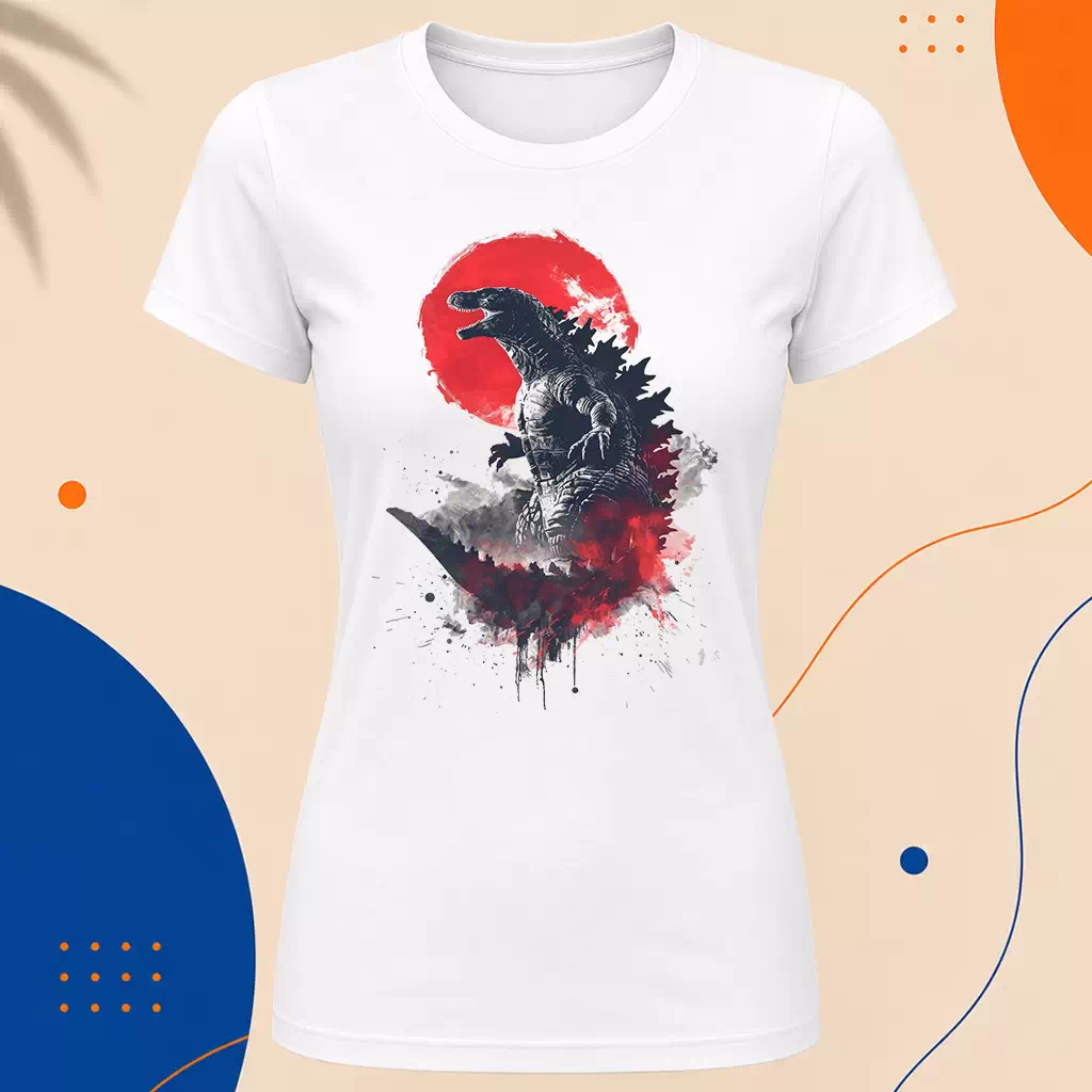 Dámské tričko - Godzilla za úsvitu