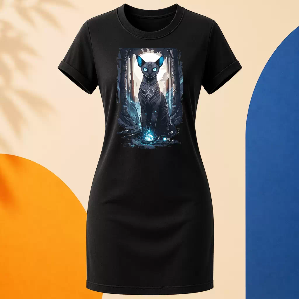 Šaty - Moonlit Cat
