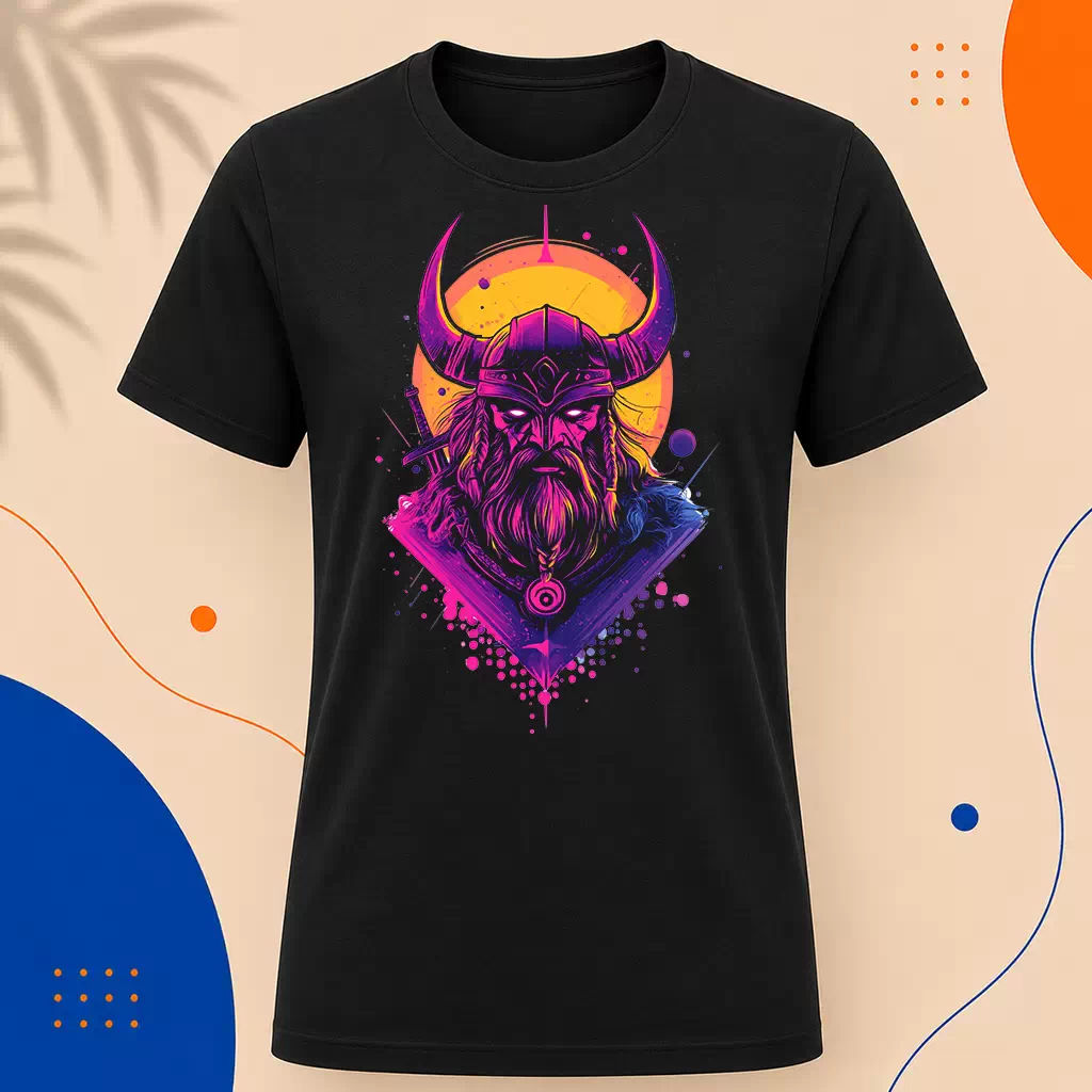Pánské tričko - Retro Viking vychází