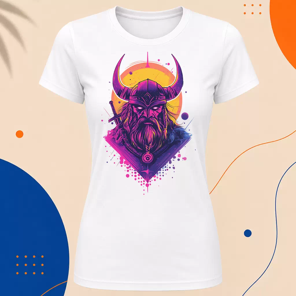 Dámské tričko - Retro Viking vychází