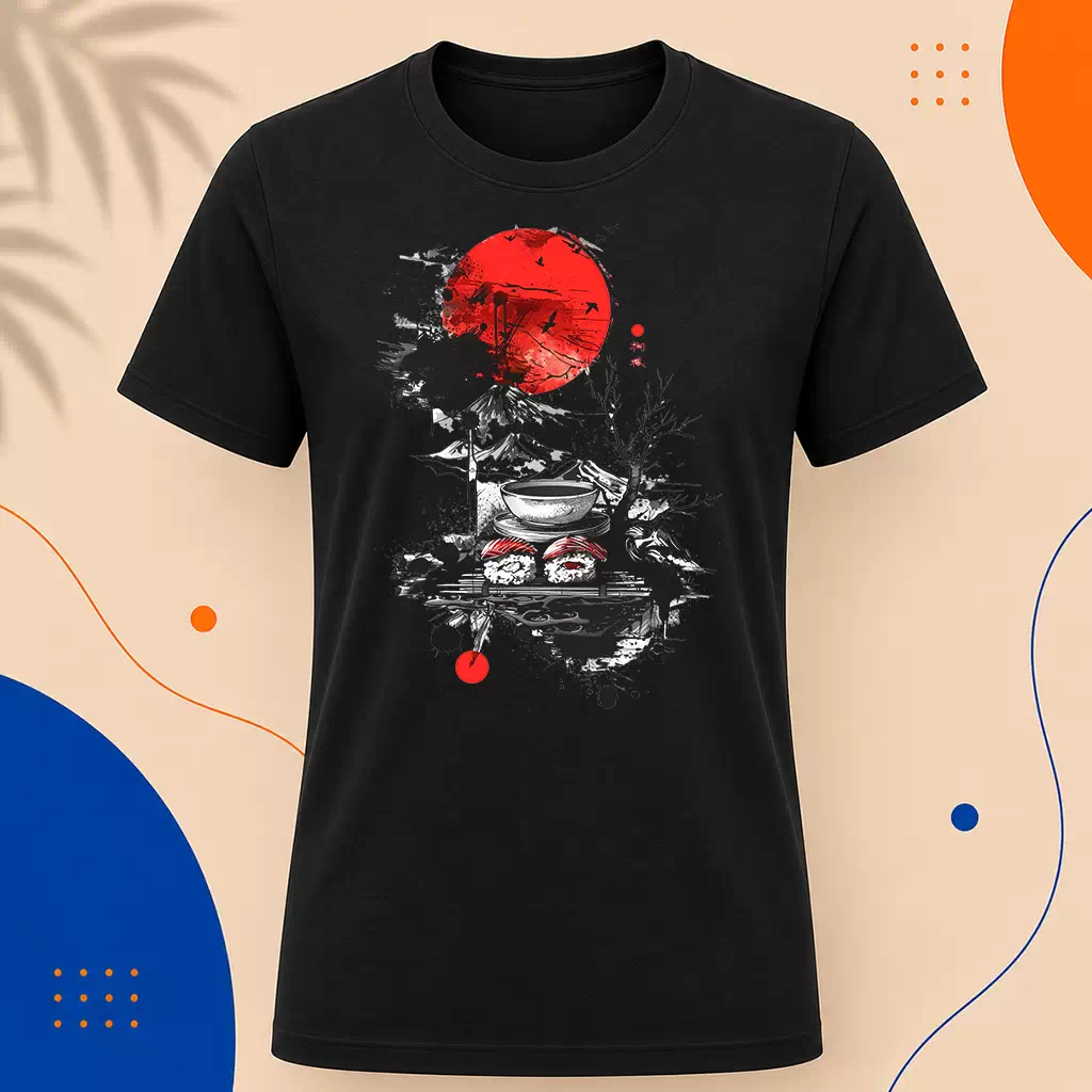 Pánské tričko - Sushi po Japonsku