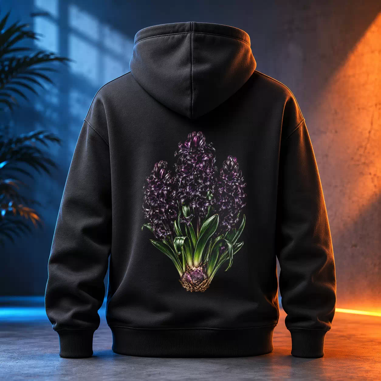 Unisex mikina - Tmavý hyacint