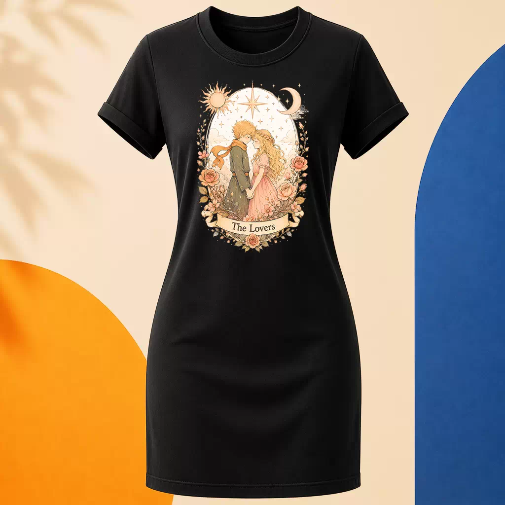 Šaty - The Lovers - Milenci - Tarot - Limitovaná edice - Malý princ X Tarot (Srpen 2026)