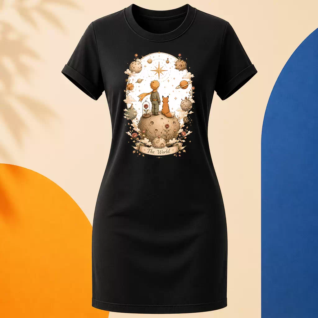 Šaty - The World - Svět - Tarot - Limitovaná edice - Malý princ X Tarot (Srpen 2026)