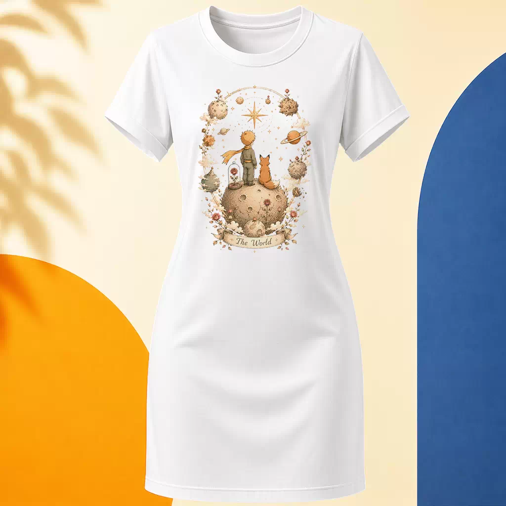 Šaty - The World - Svět - Tarot - Limitovaná edice - Malý princ X Tarot (Srpen 2026)