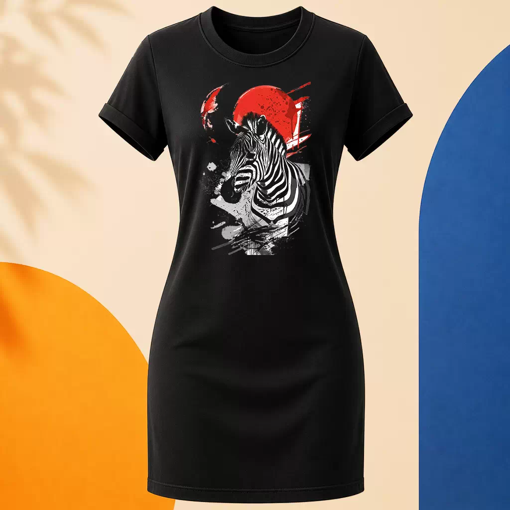 Šaty - Zebra v Japonsku