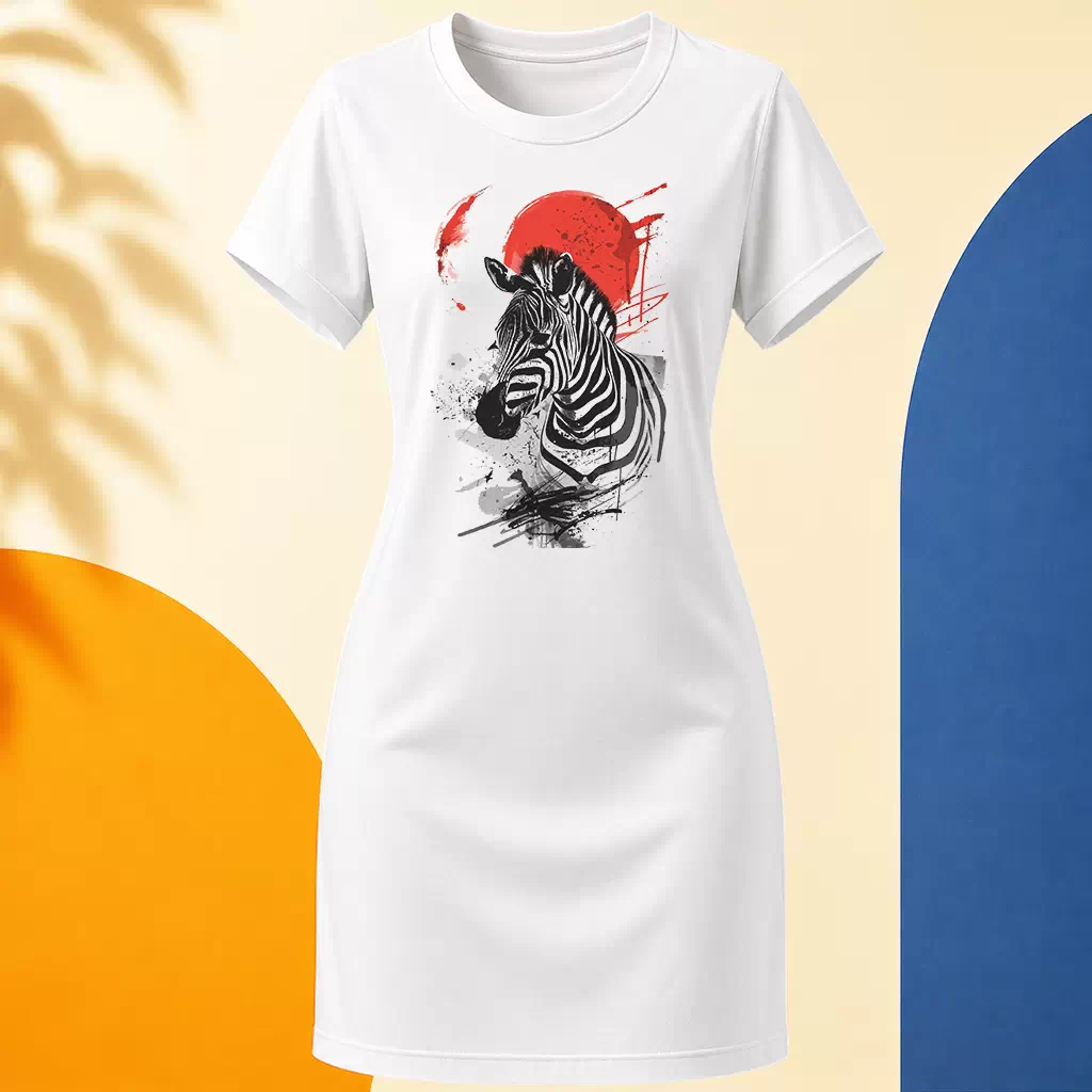Šaty - Zebra v Japonsku