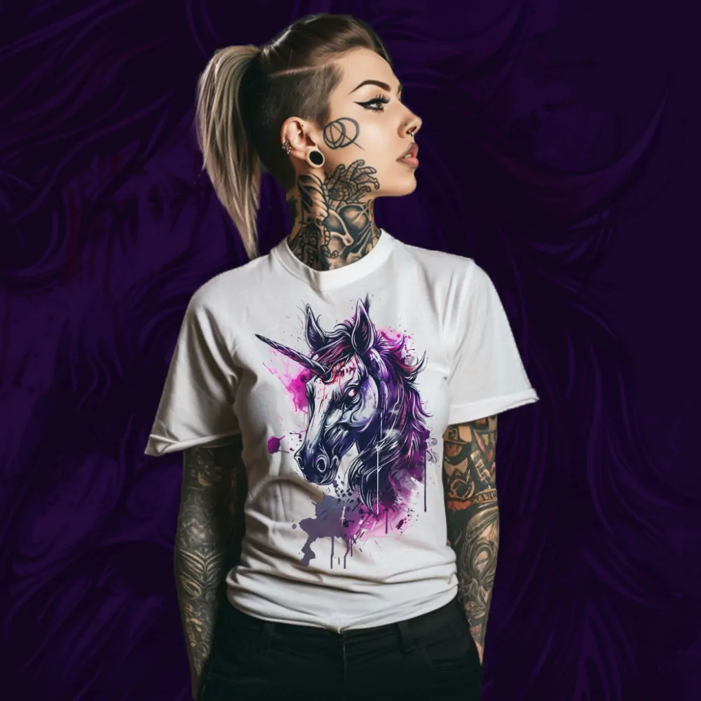 Dámské tričko - Dark Unicorn