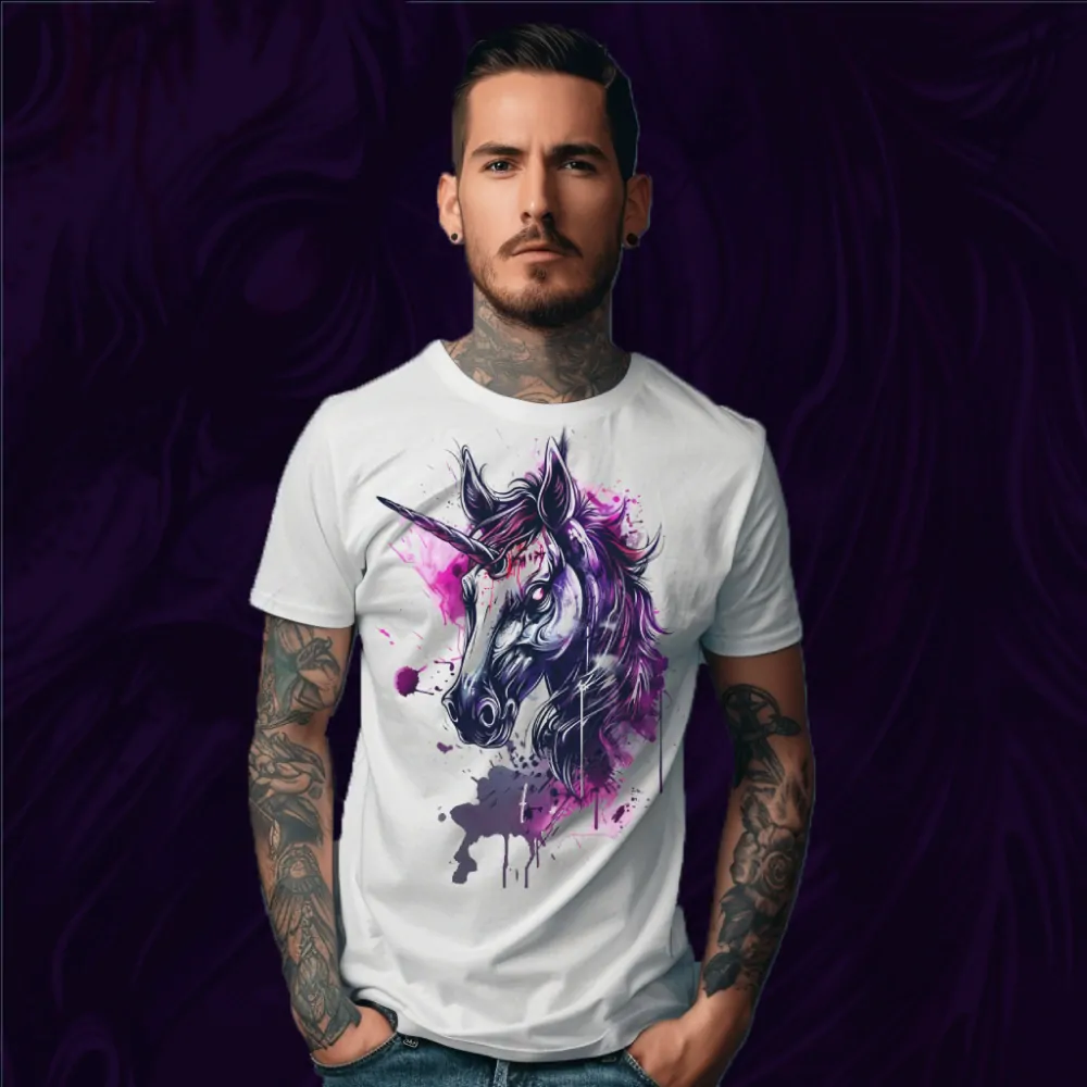 Pánské tričko - Dark Unicorn