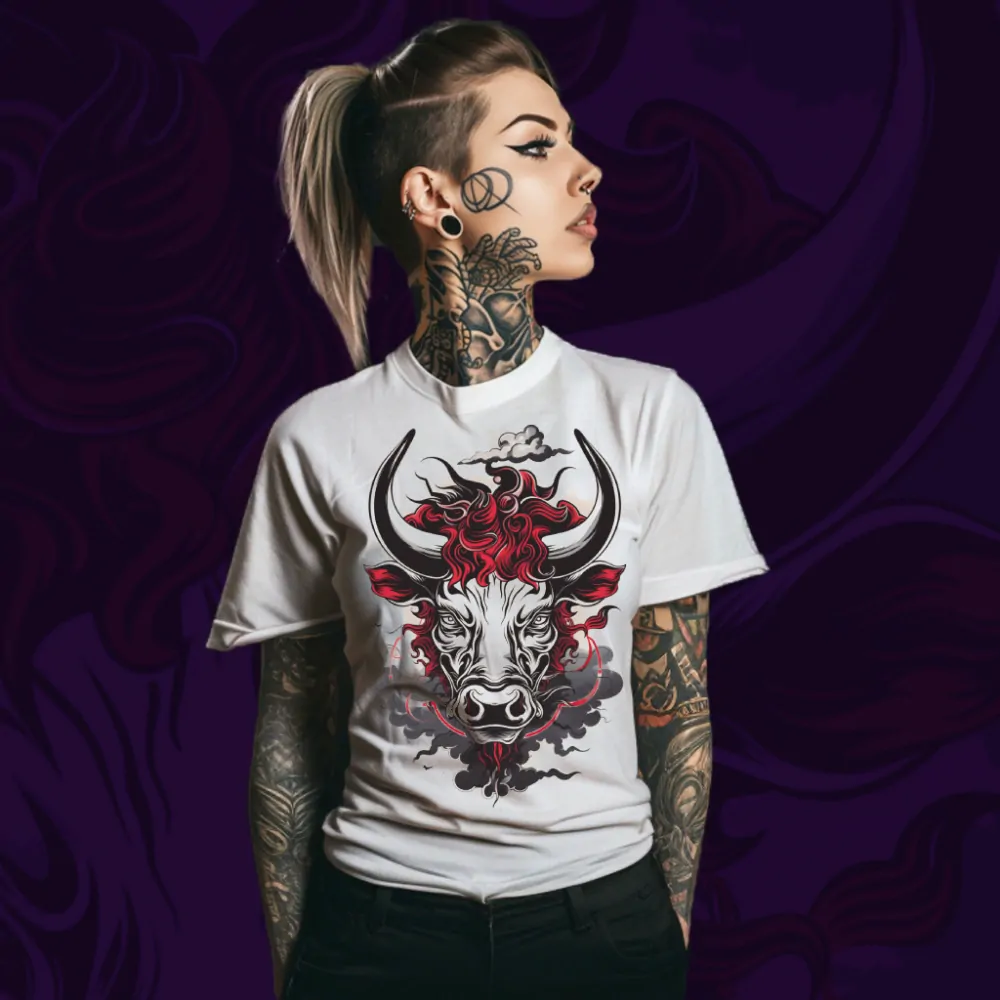 Dámské tričko - Colored bull