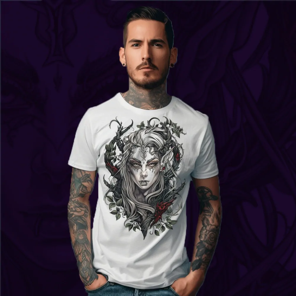 Pánské tričko - Dark Female Elf