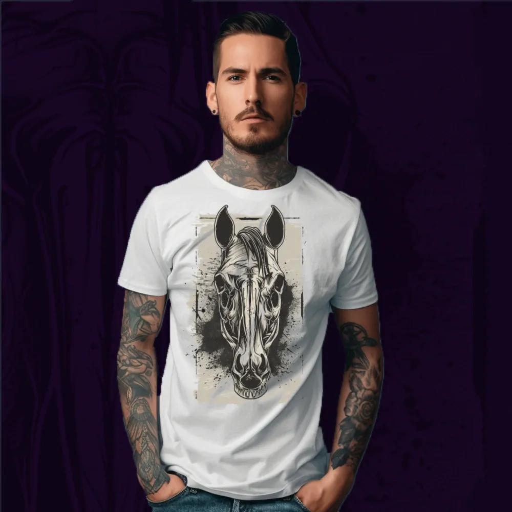 Pánské tričko - Dark Horse Skeleton