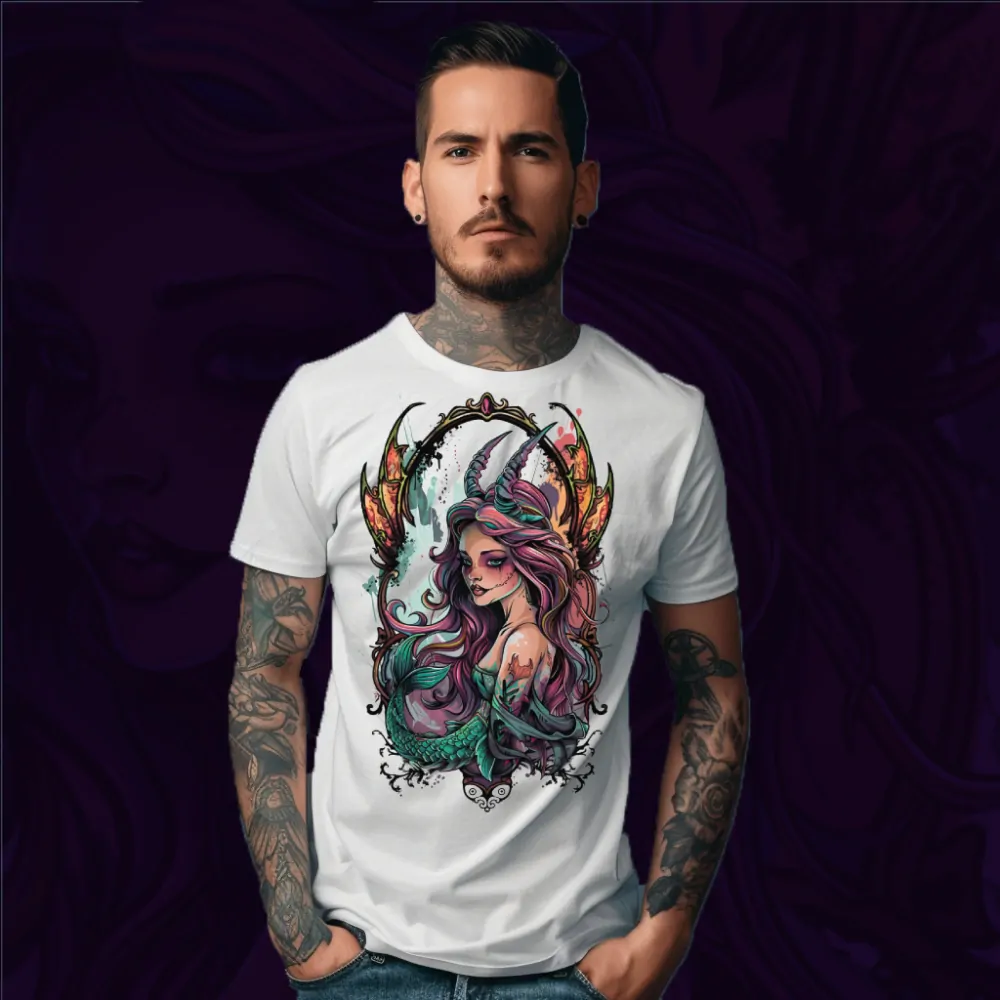 Pánské tričko - Dark Mermeid