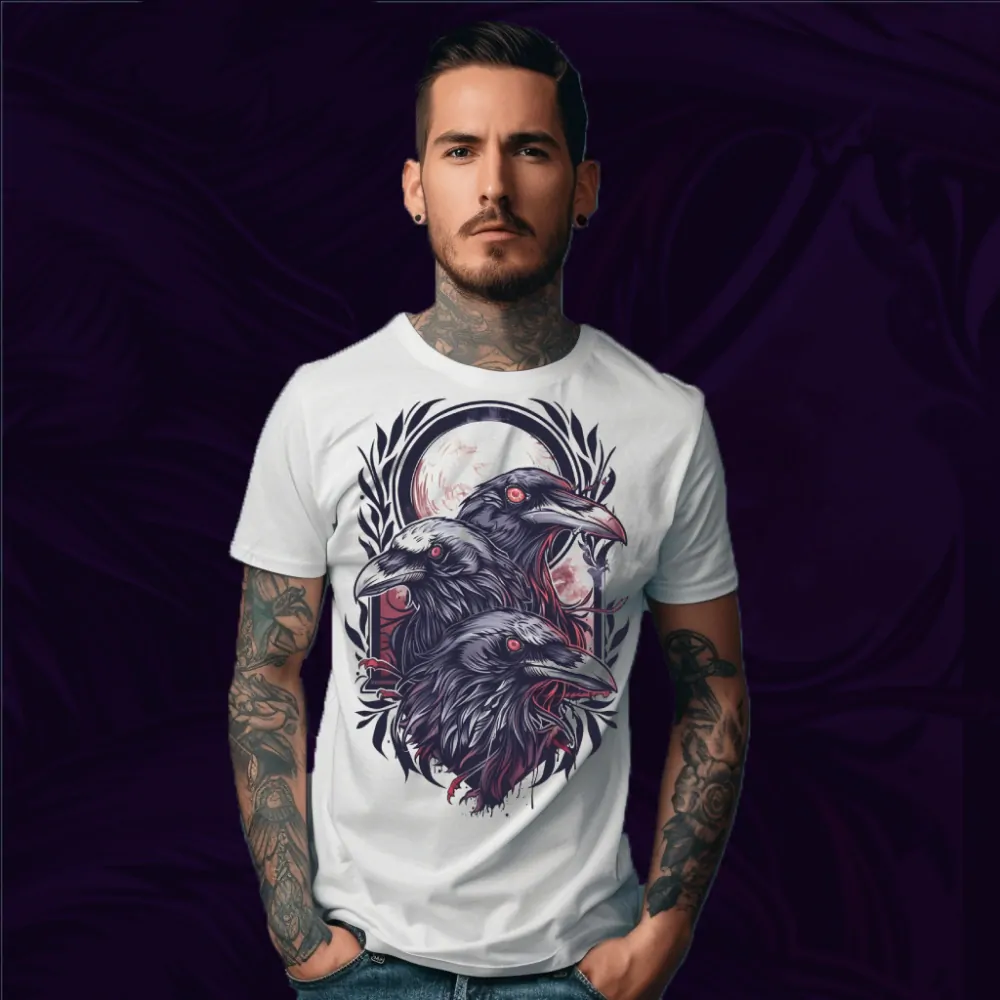 Pánské tričko - Three Ravens