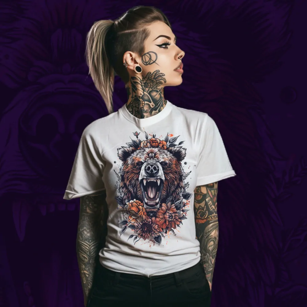 Dámské tričko - Furious Bear