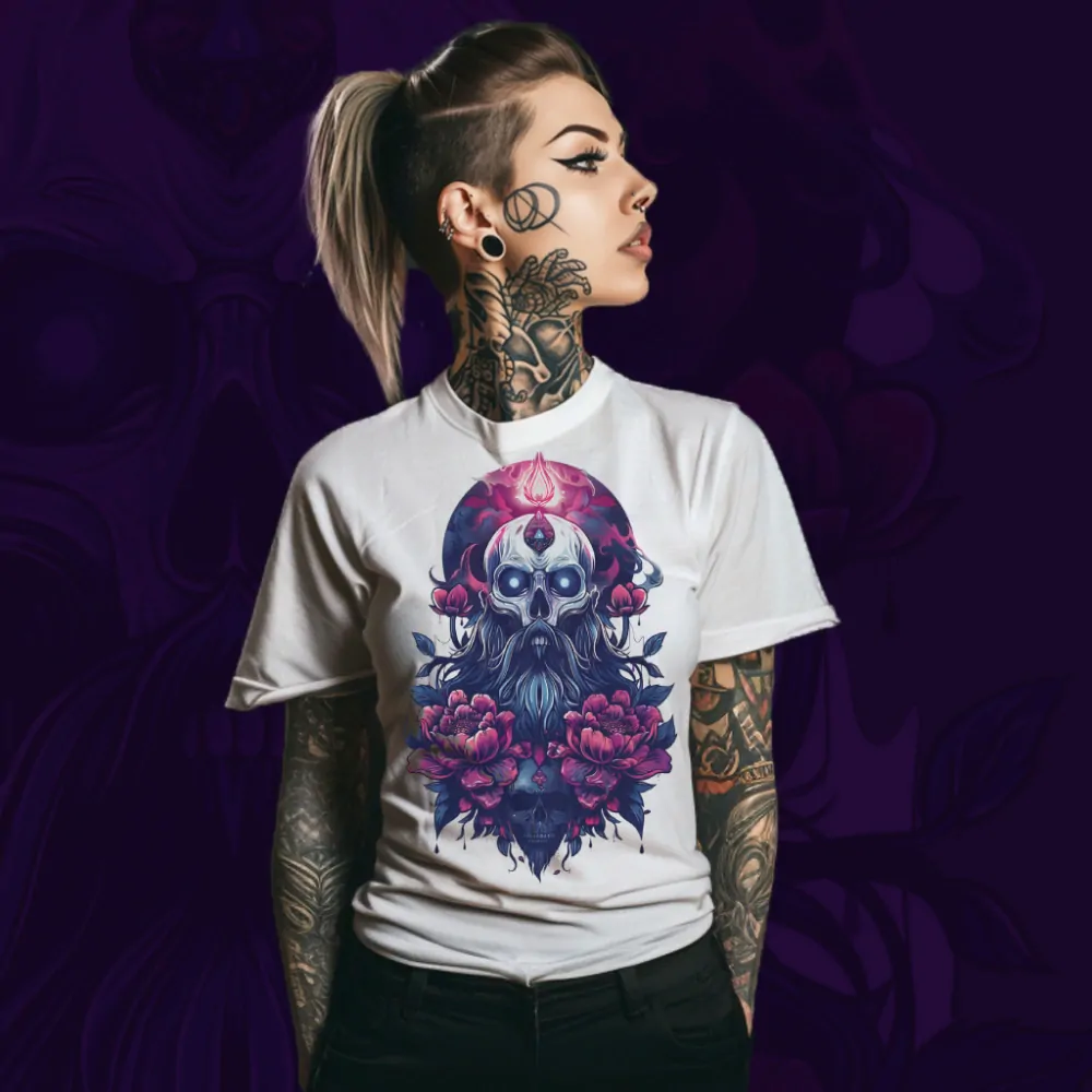 Dámské tričko - Graveyard Skull