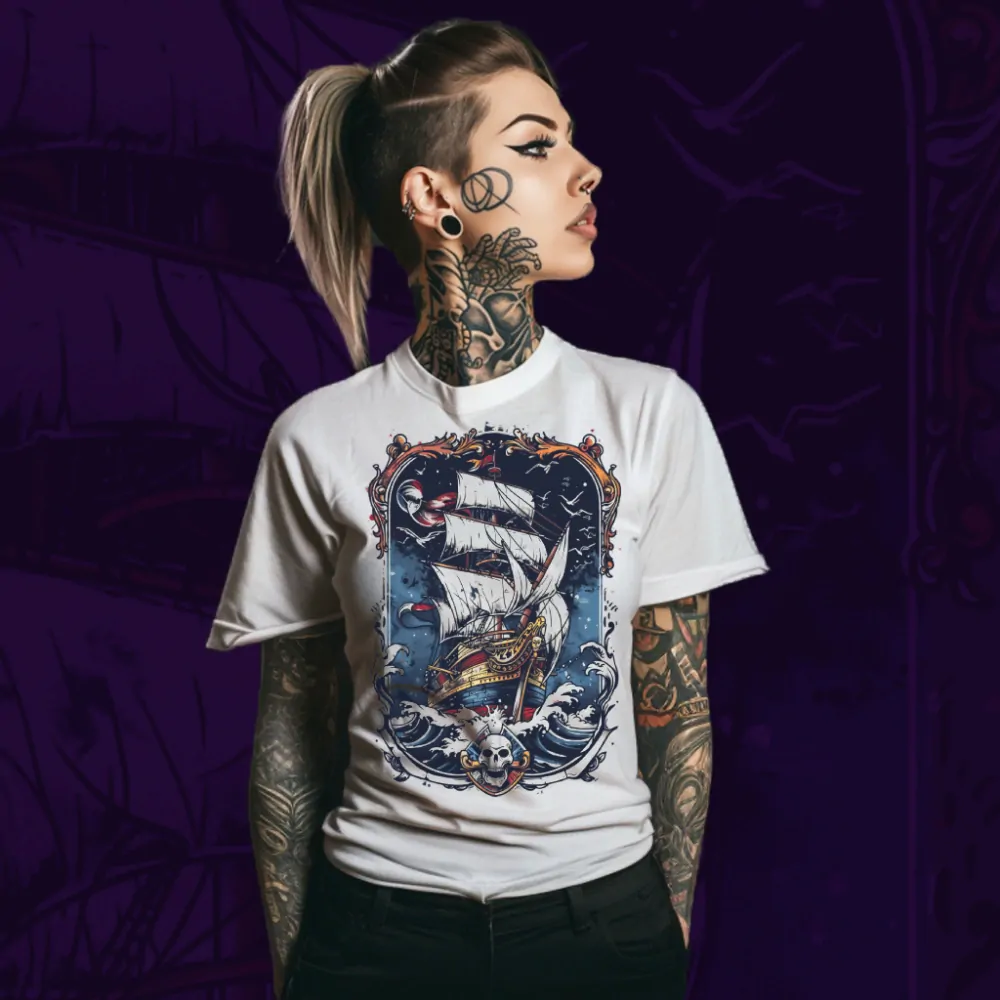 Dámské tričko - Ghostly Ship