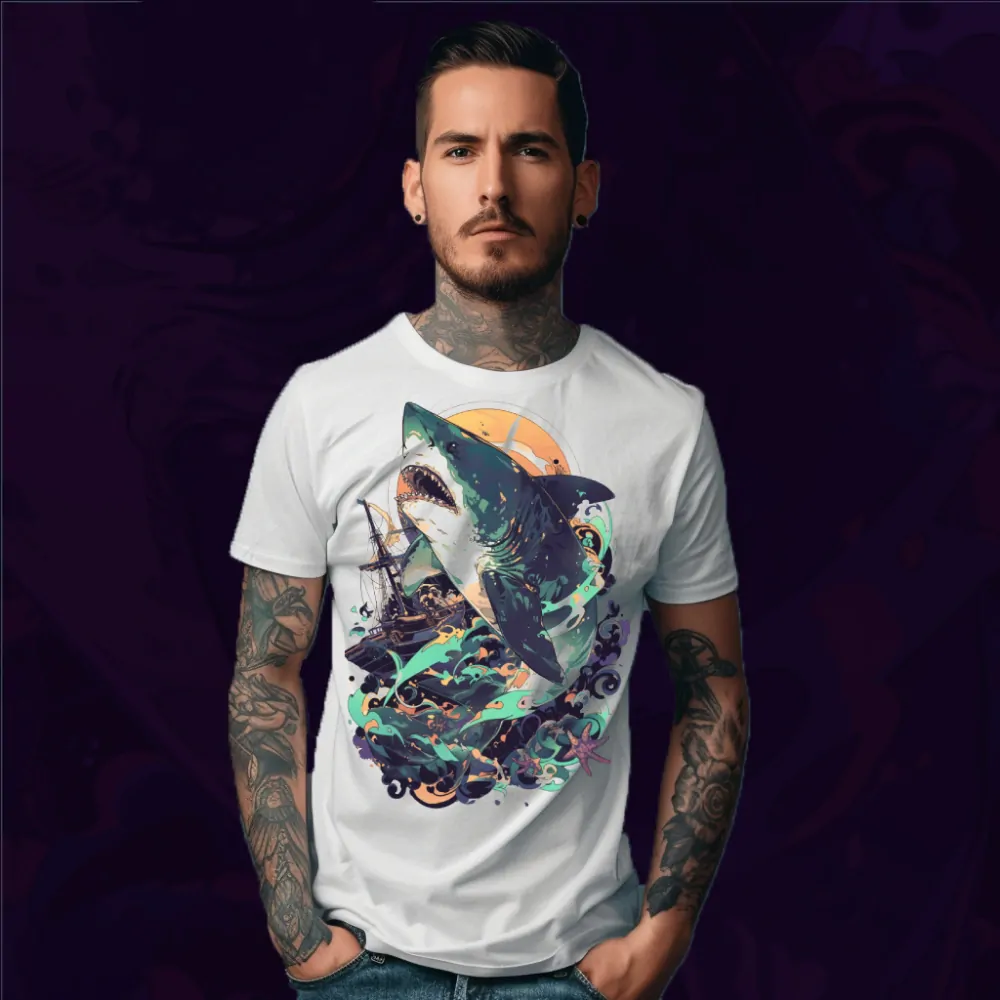 Pánské tričko - Predatory Shark