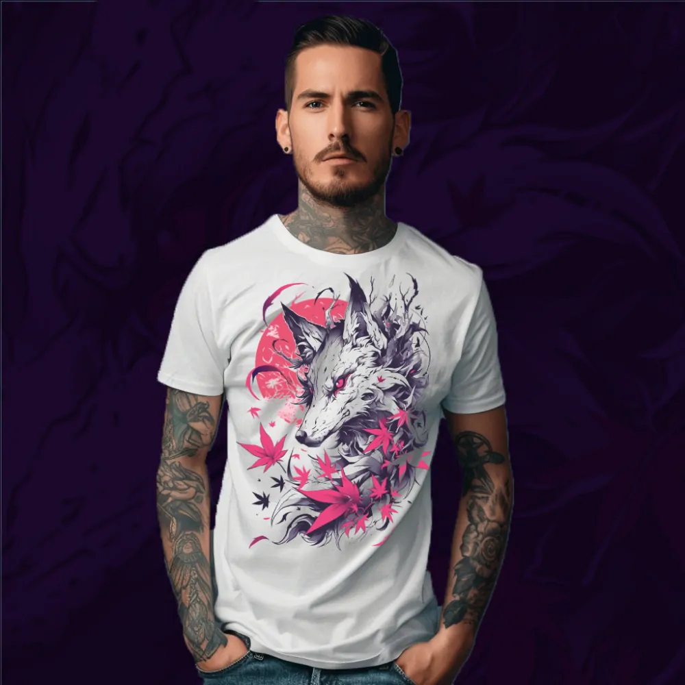 Pánské tričko - Violet Fox