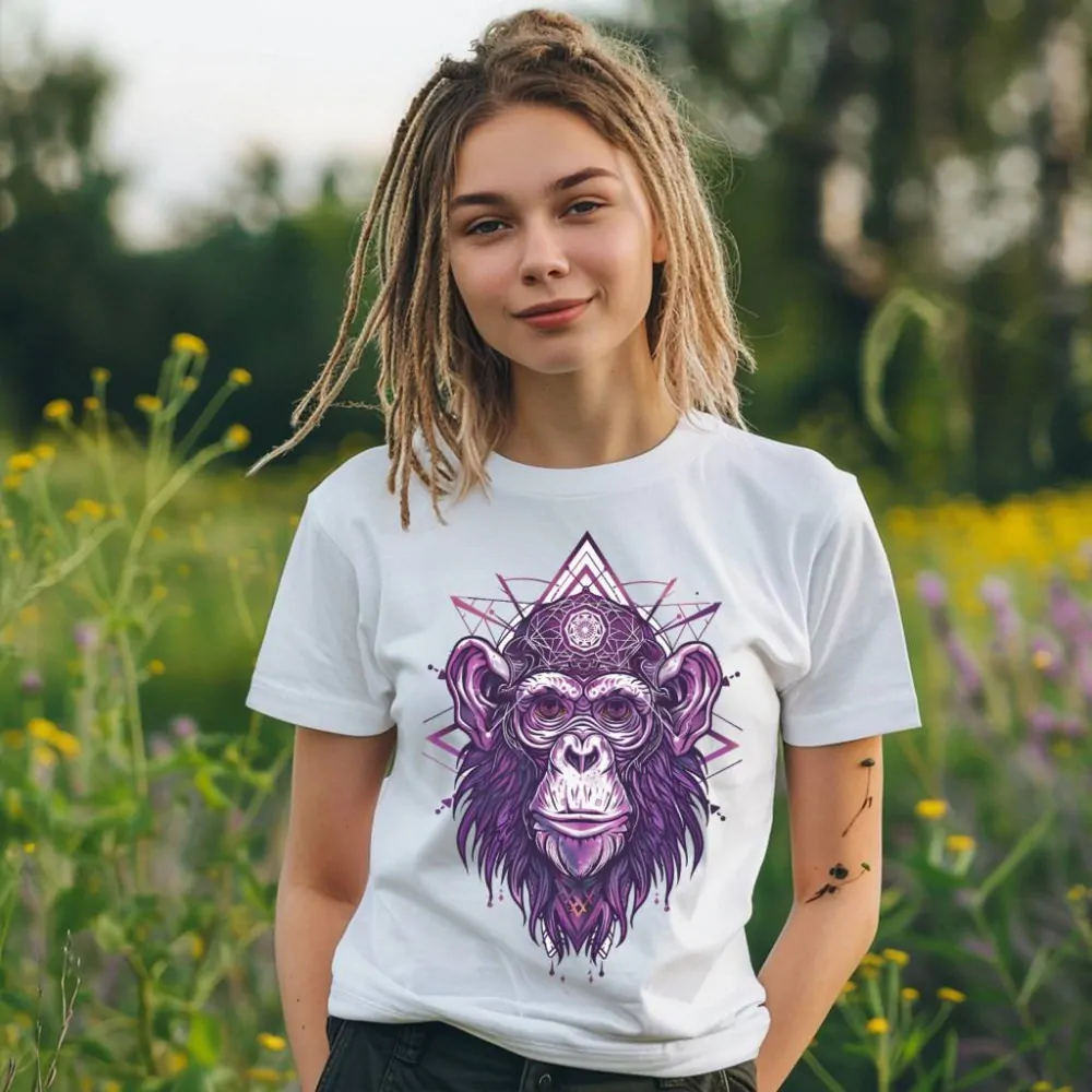 Dámské tričko - Enigmatic Monkey