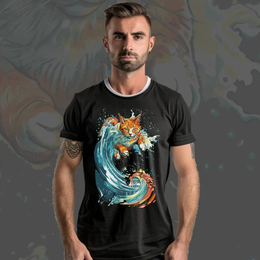 Pánské tričko - Ocean Cat