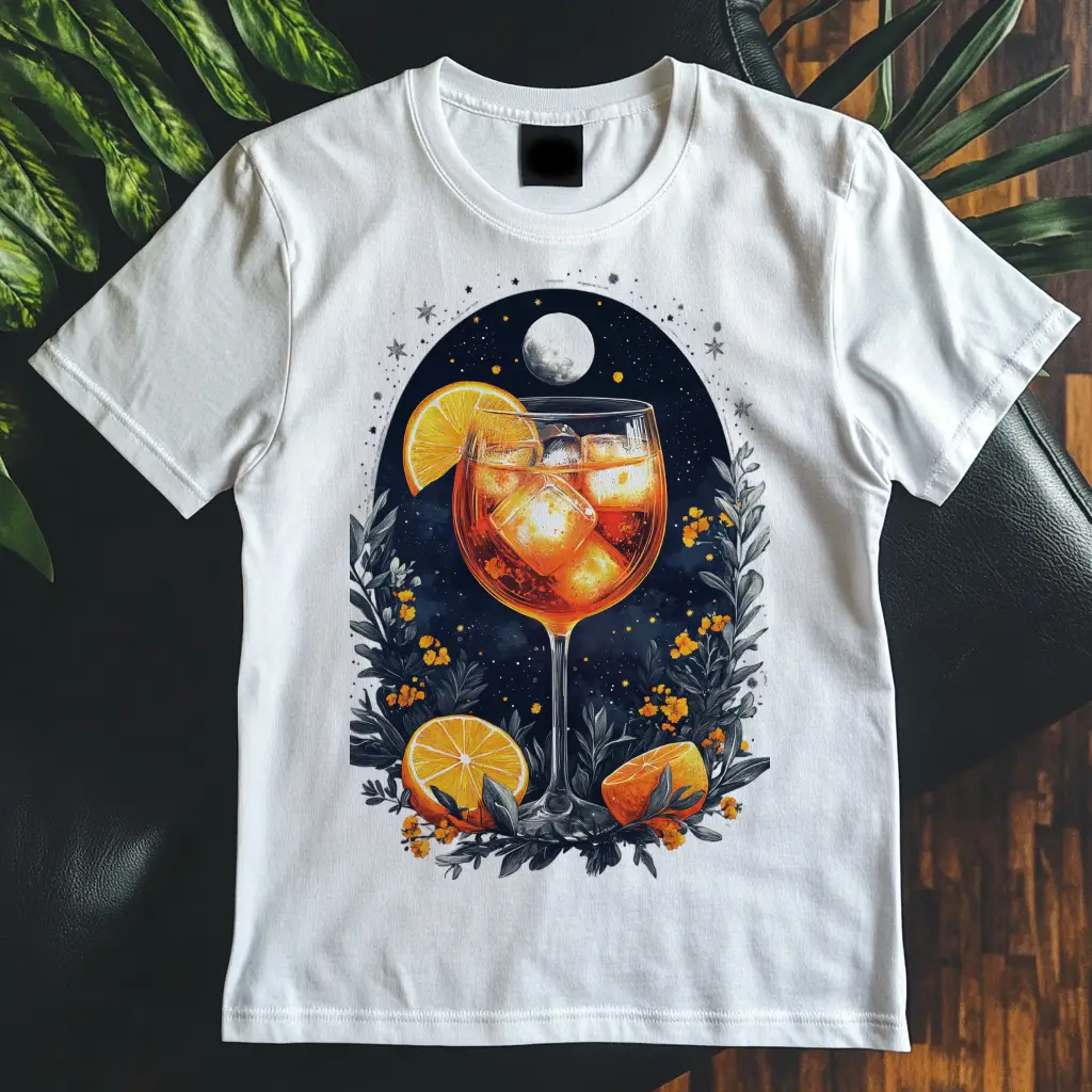 Pánské tričko - Aperol Spritz letní podvečer