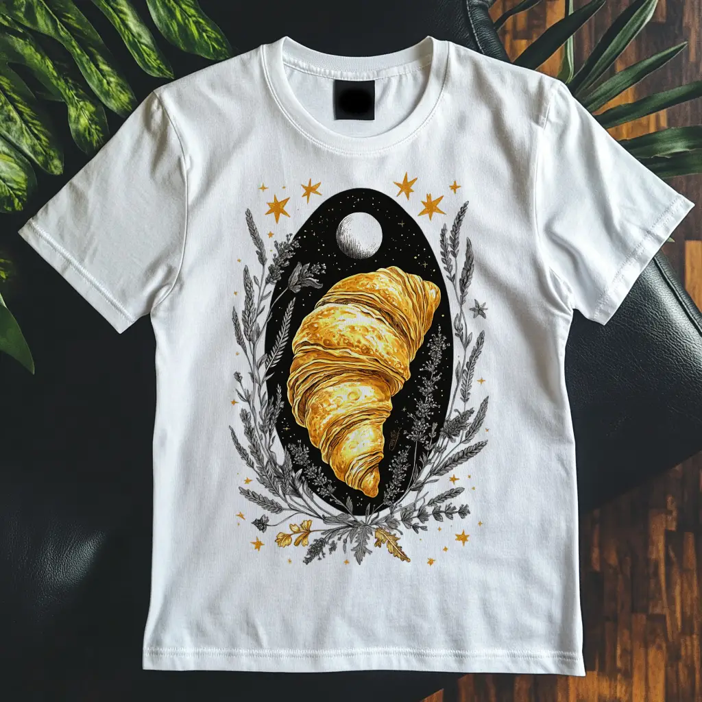 Dámské tričko - Croissant zlaté ráno