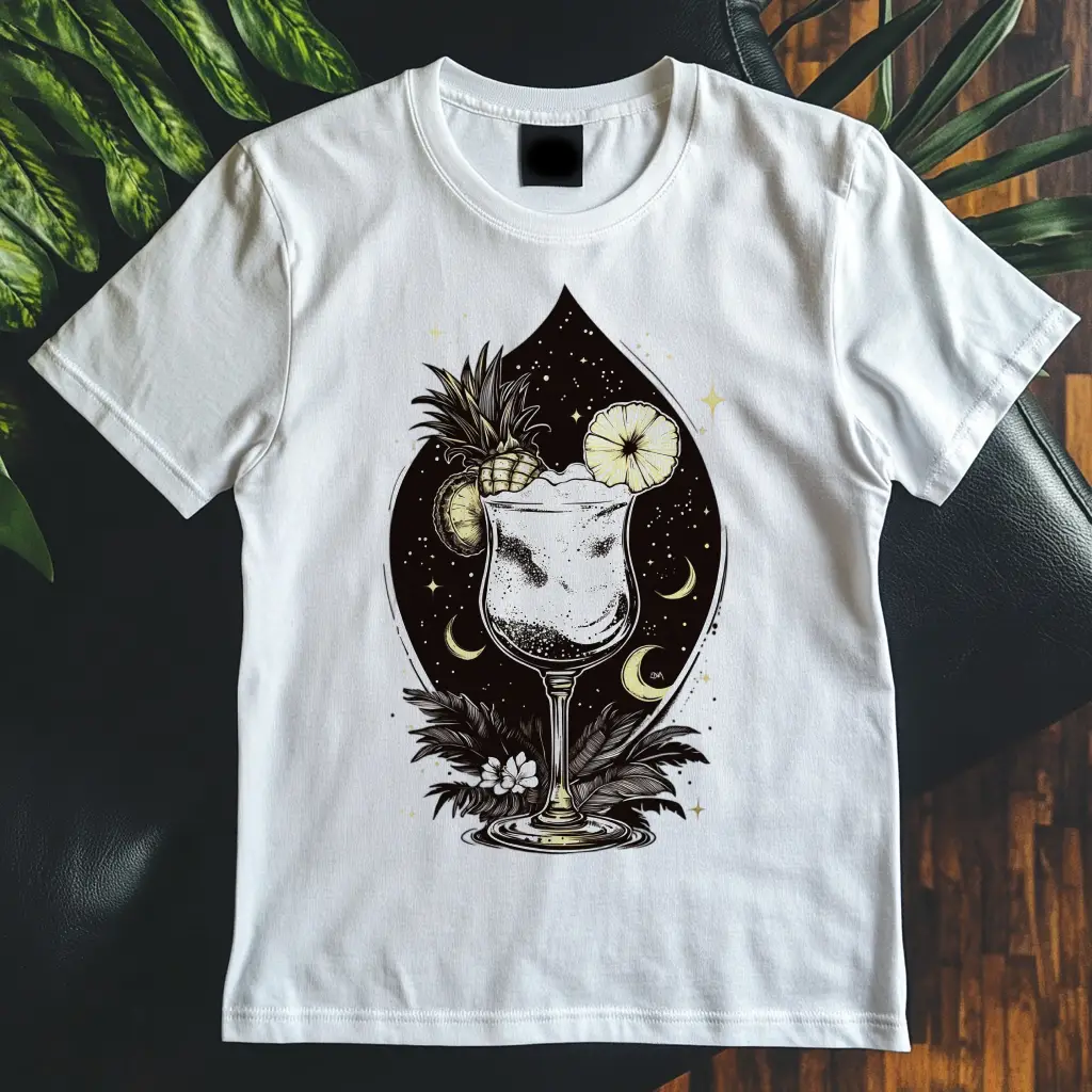 Dámské tričko - Piňa Colada tropický sen