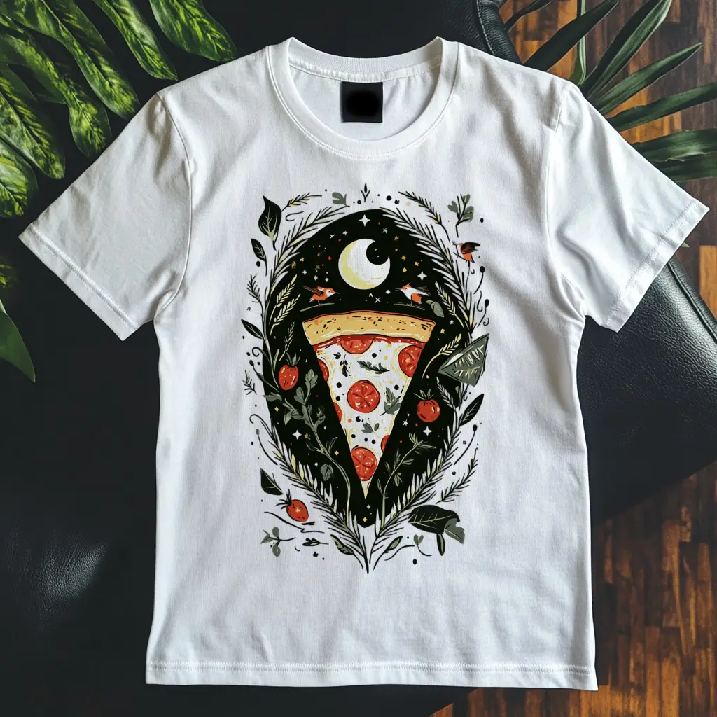 Pánské tričko - Pizza noční plátek