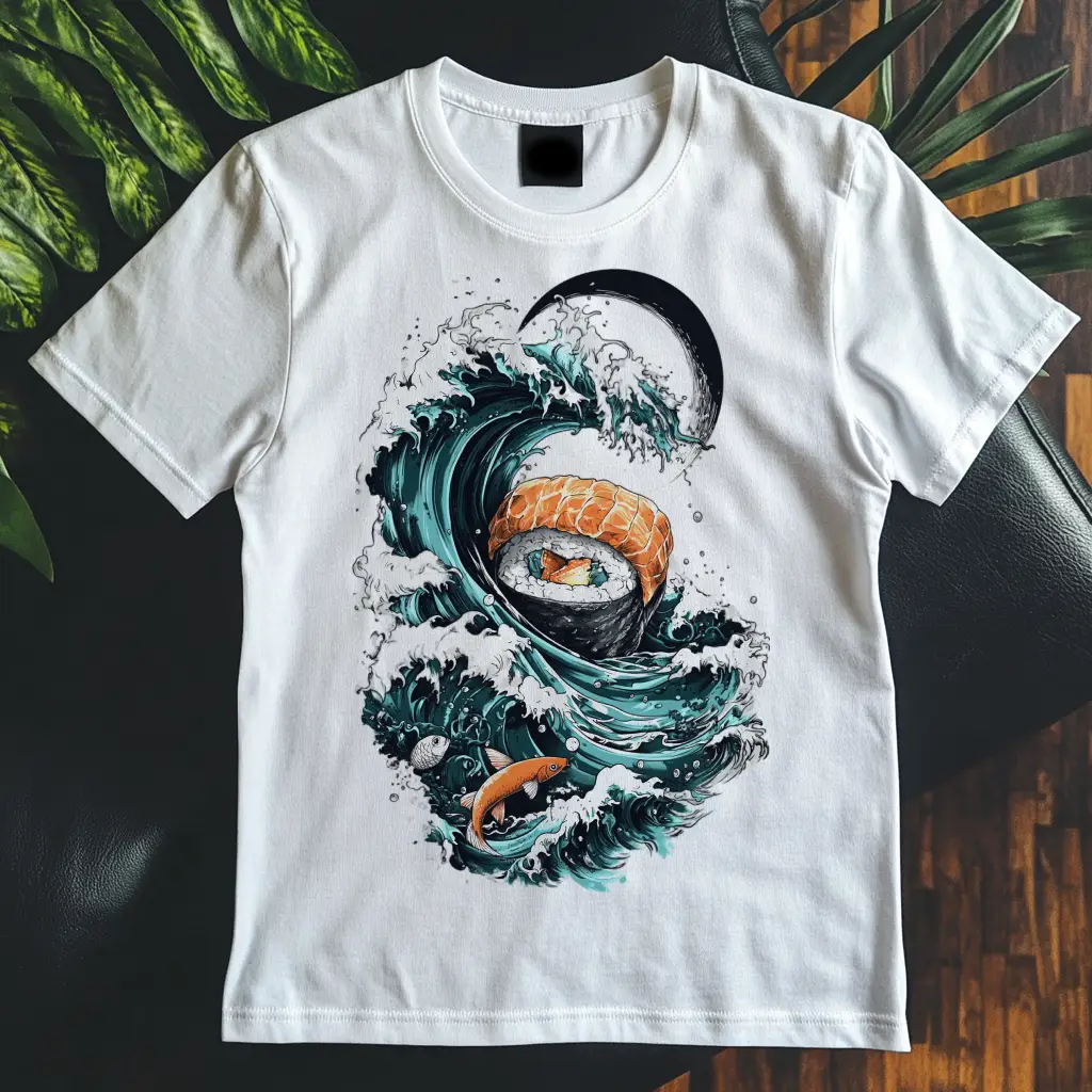 Pánské tričko - Sushi mořský vzpomínka