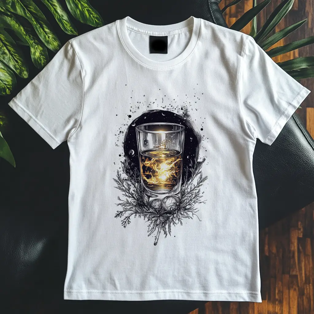 Pánské tričko - Vodka ledový vesmír