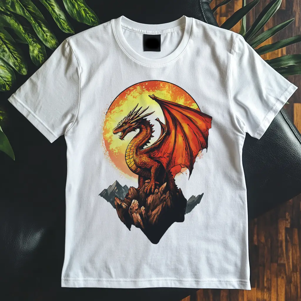 Dámské tričko - Drak horská koruna