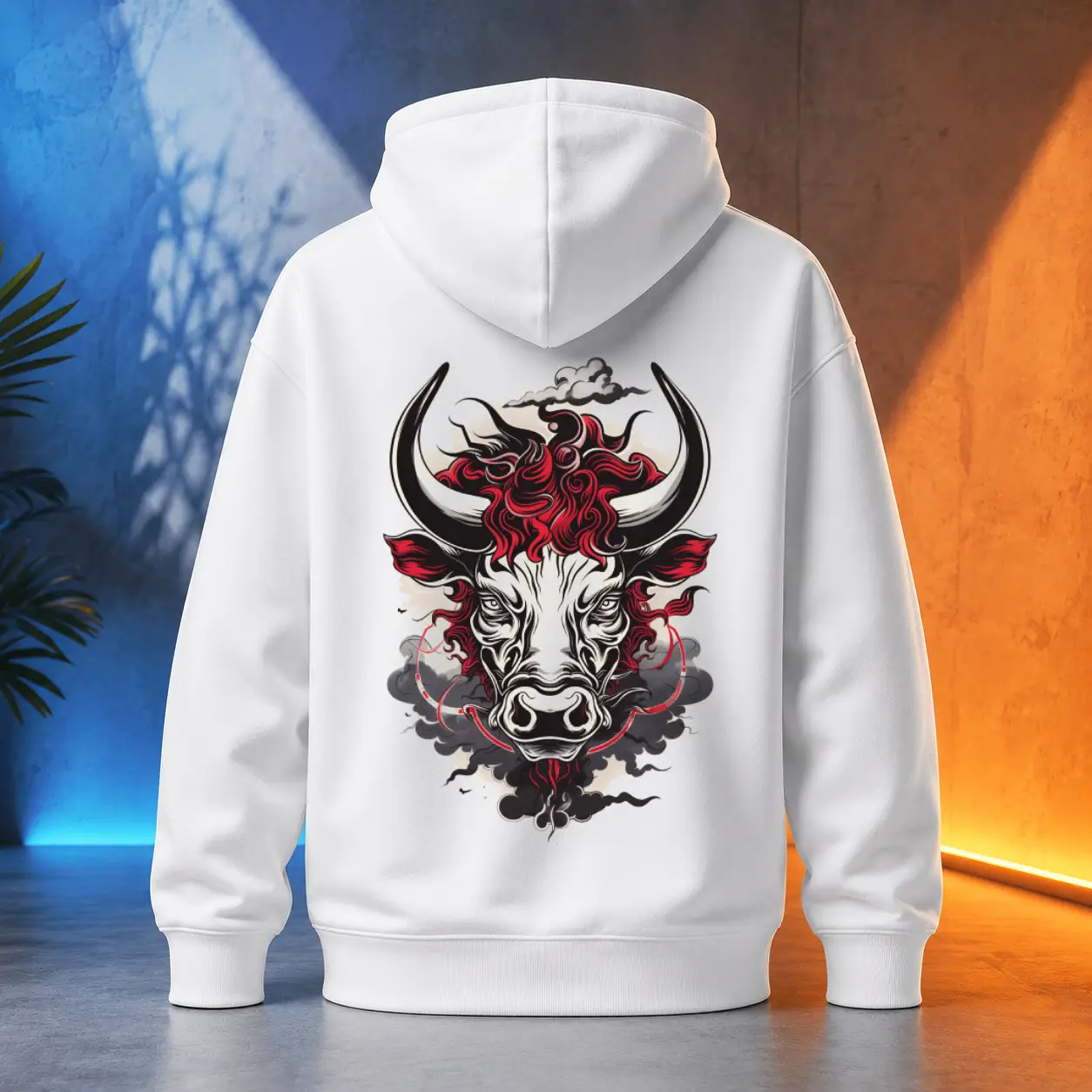 Unisex mikina - Colored bull