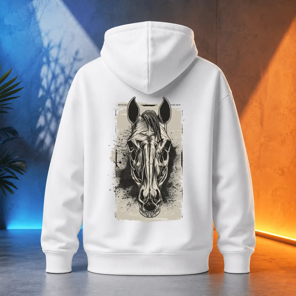 Unisex mikina - Dark Horse Skeleton