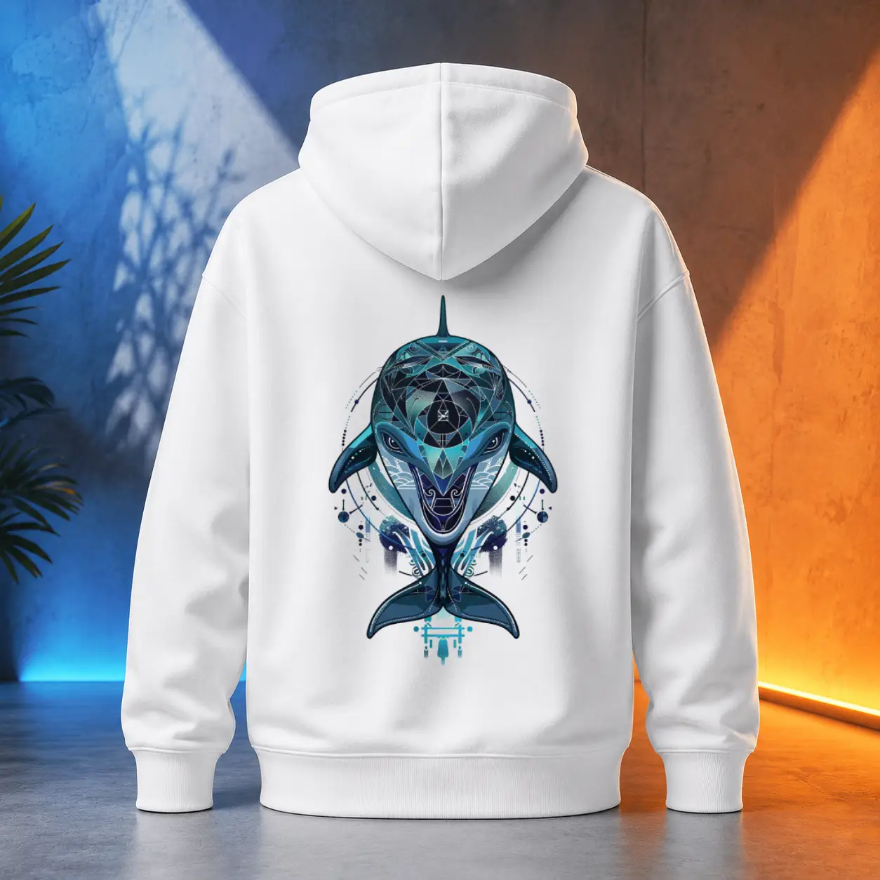 Unisex mikina - Celestial Dolphin