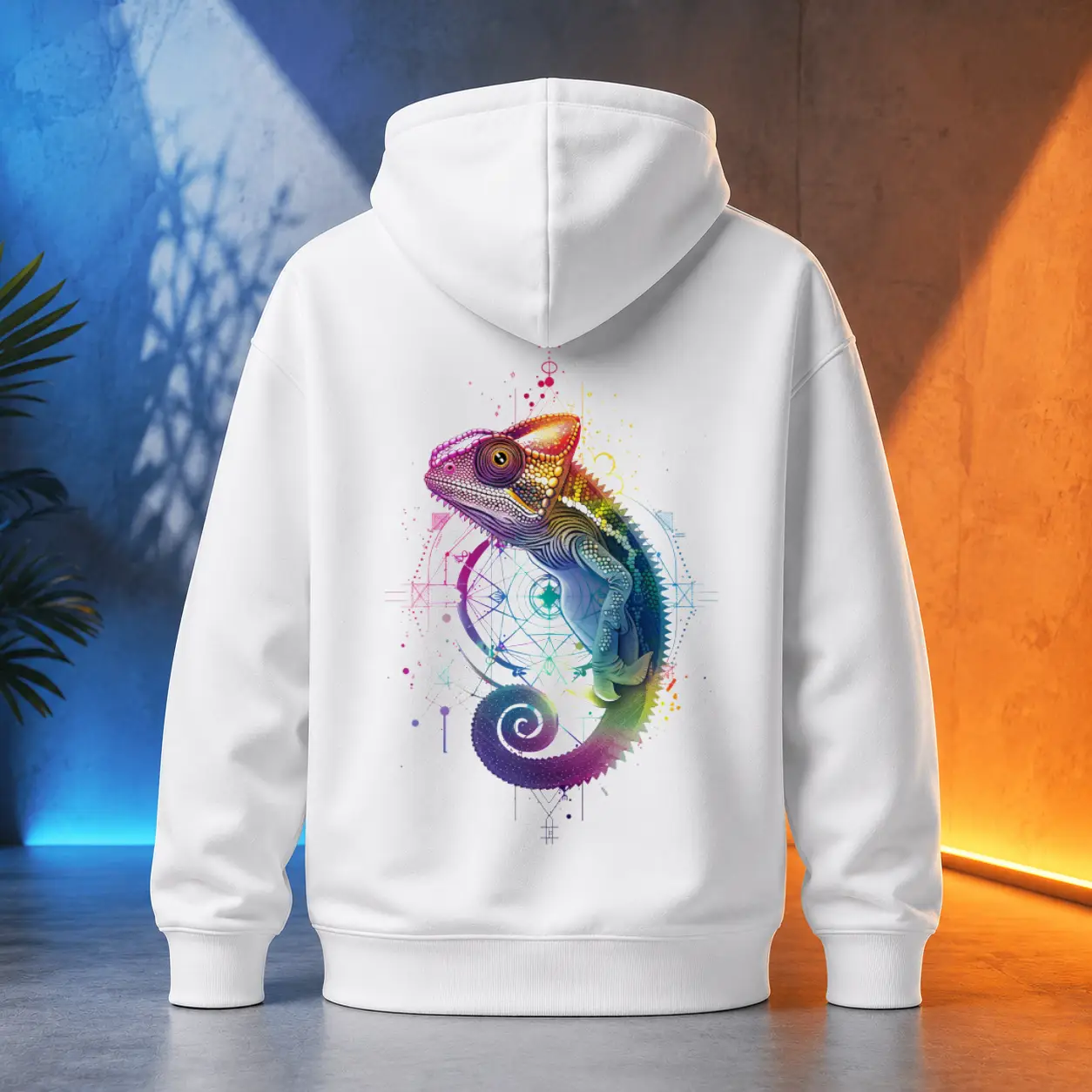 Unisex mikina - Spectral Chameleon