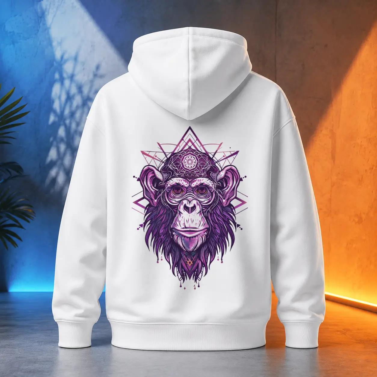 Unisex mikina - Enigmatic Monkey